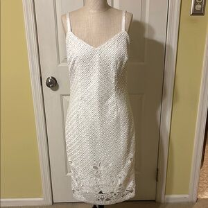 Elegant White Lace Dress